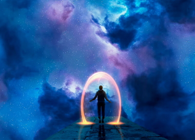 affirmations energy to boost abundance header image of cosmos