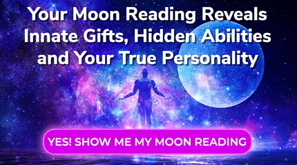 Intimate Gifts Moon Reading Banner Ad showing moon and space