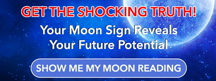 Shocking Truth Moon Reading Banner Ad With Moon And Cosmos
